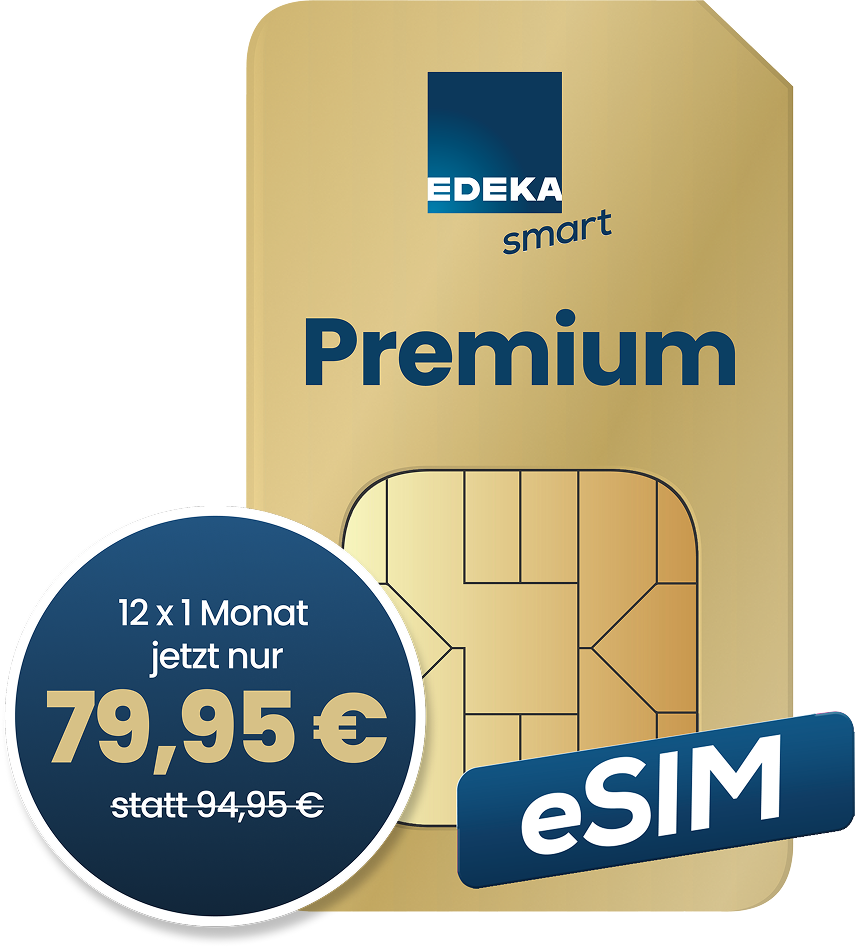 EDEKA smart Jahrespaket PREMIUM eSIM